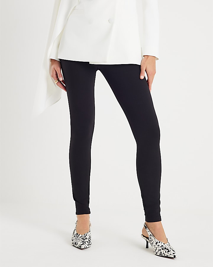 River Island Black Ponte Leggings