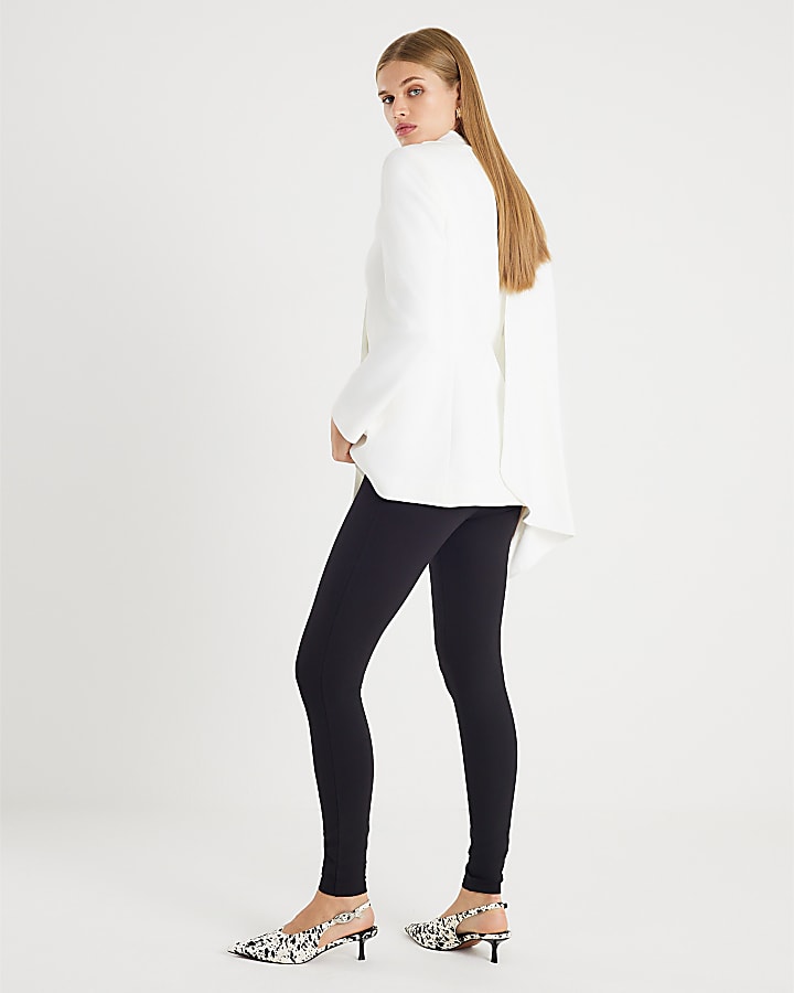 River Island Black Ponte Leggings