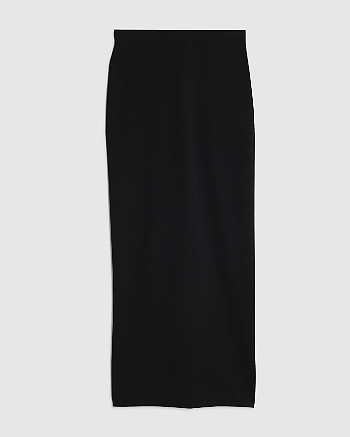 river island Black Premium Maxi Skirt