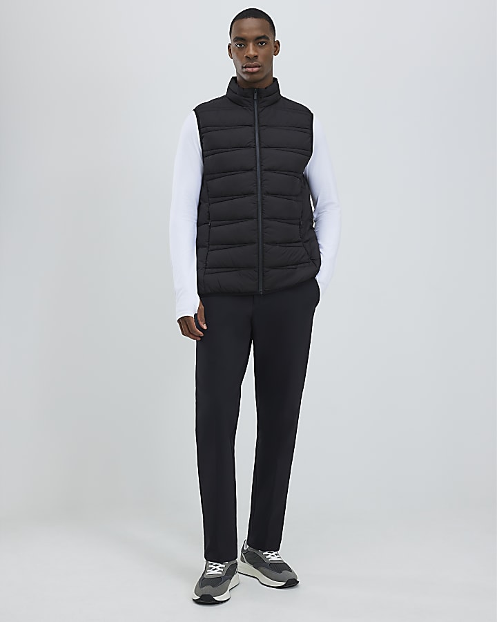 River Island Black Puffer Gilet