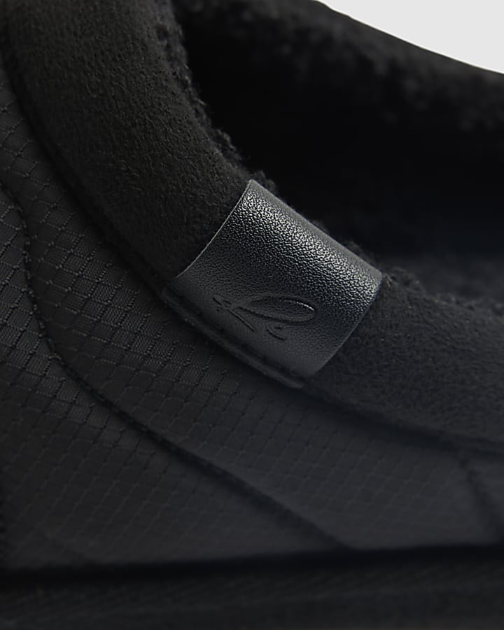 river island Black Quilted Slipper