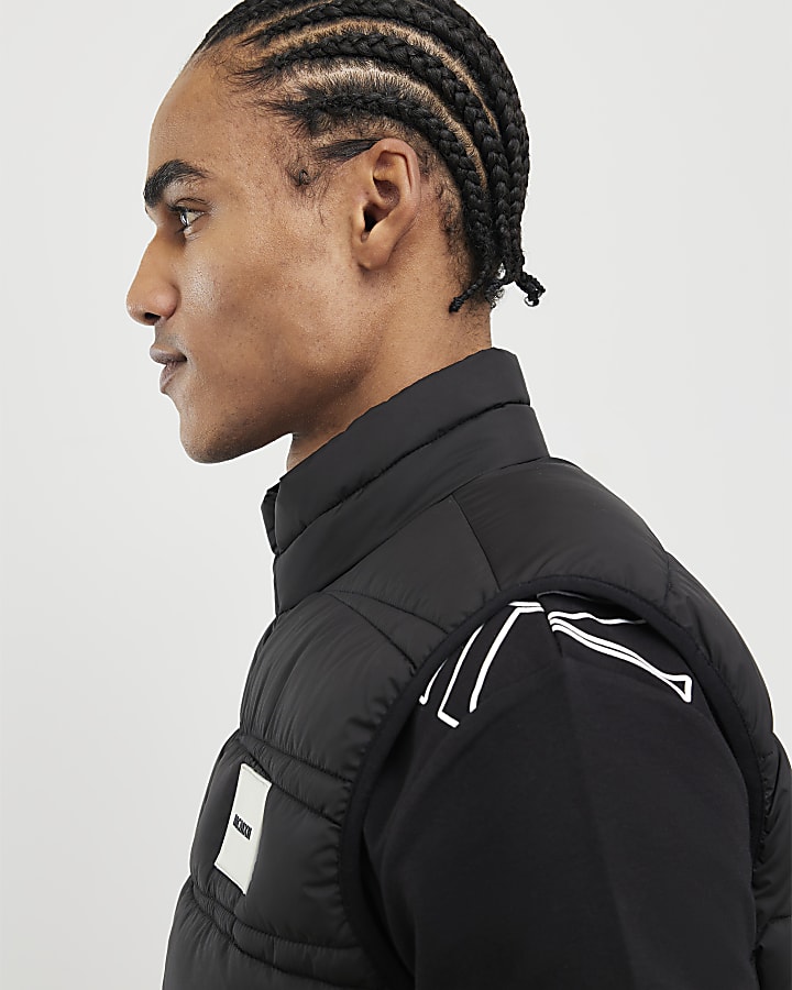 River Island Black Regular Fit NYC MCMXII T-Shirt