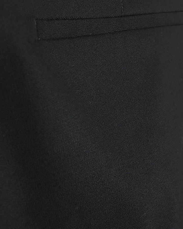 river island Black Regular Fit Suit Trousers