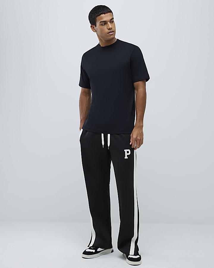 River Island Black Regular Fit T-Shirt