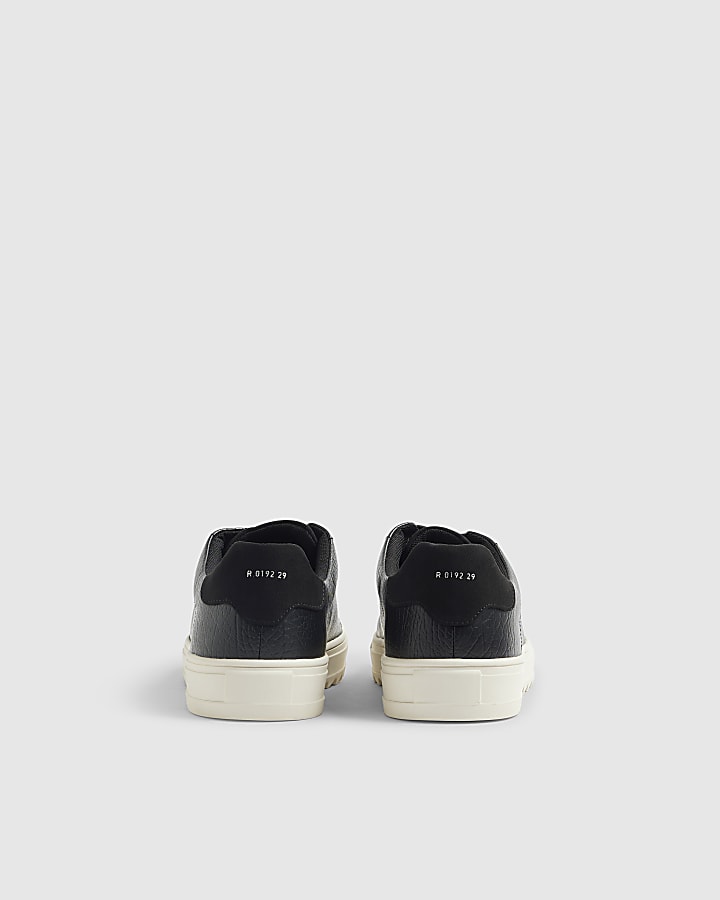 River Island Black Shark Tooth Sole Trainers