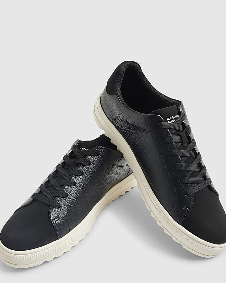 River Island Black Shark Tooth Sole Trainers