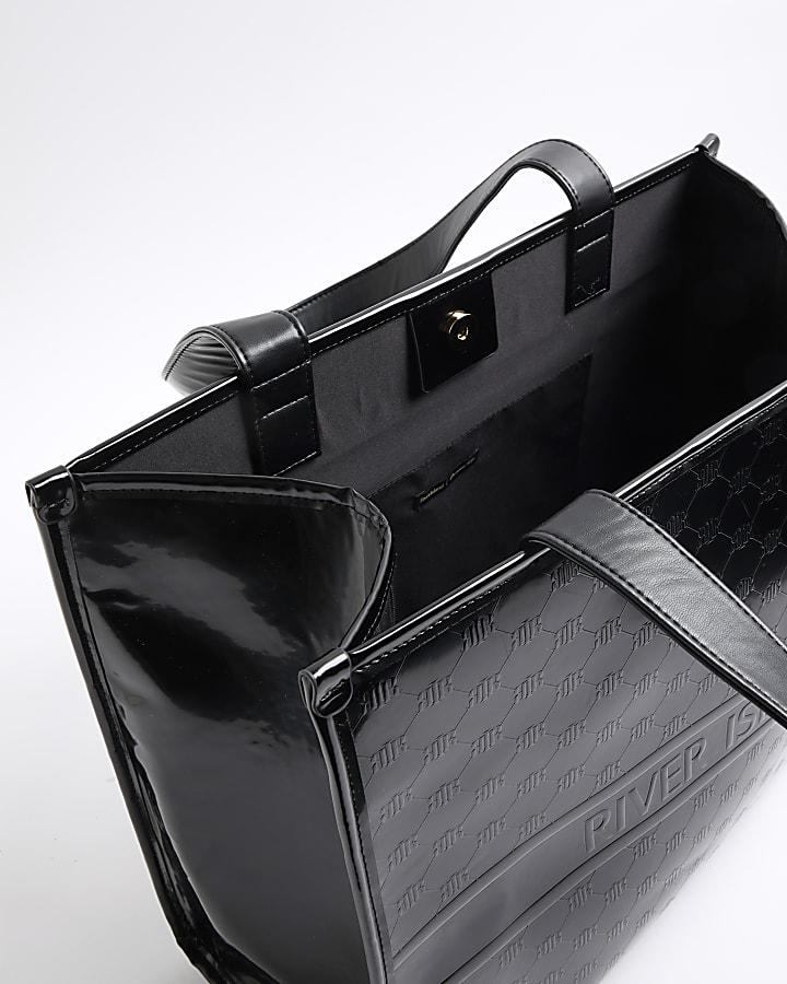 river island Black Shopper And Laptop Bag Bundle