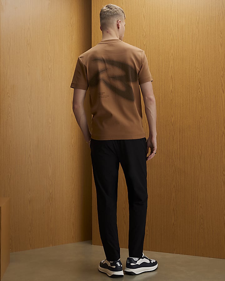 River Island Black Skinny Fit Active Trousers