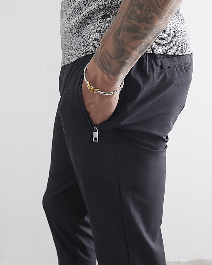 River Island Black Skinny Fit Chino Trousers