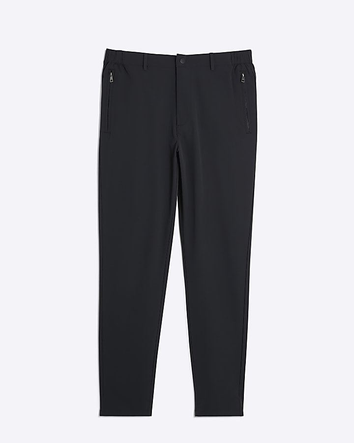 river island Black Skinny Fit Chino Trousers