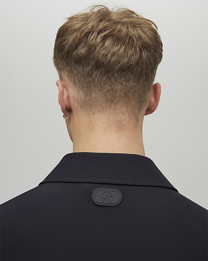 River Island Black Skinny Fit Harrington Jacket