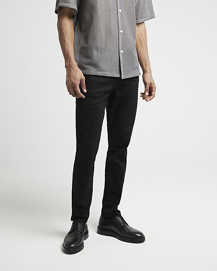river island Black skinny fit jeans