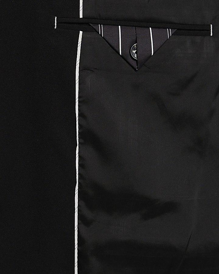river island Black Skinny Fit Suit Jacket