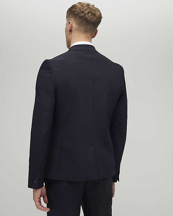 River Island Black Skinny Fit Suit Jacket