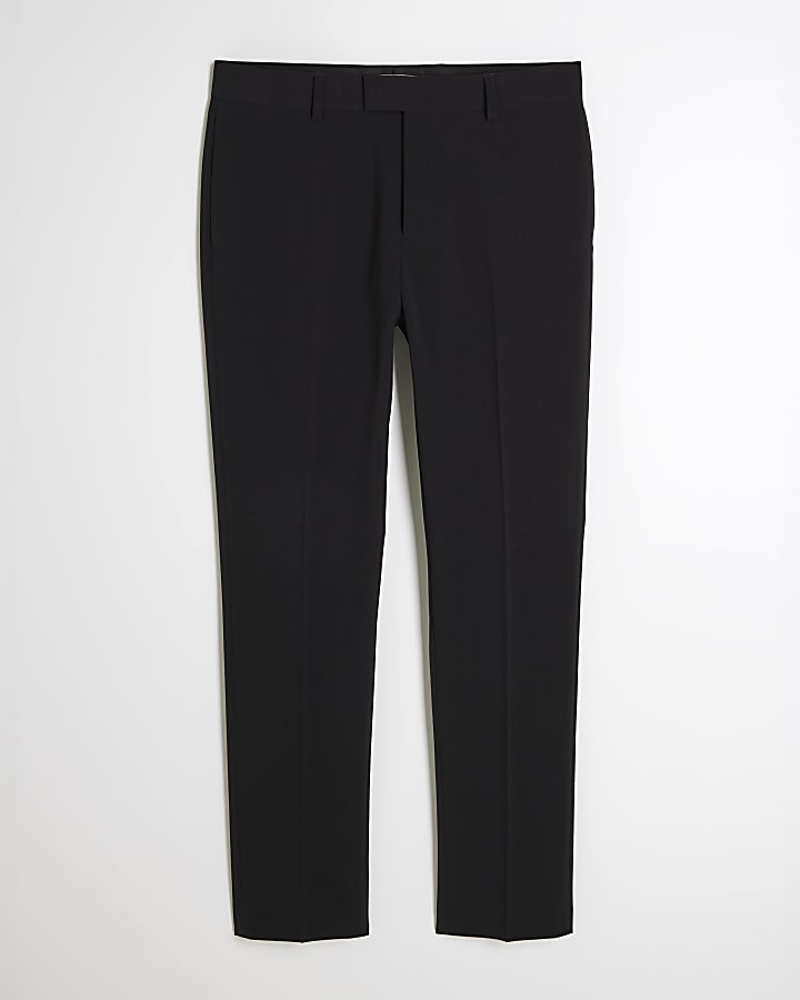 river island Black Skinny Fit Suit Trousers