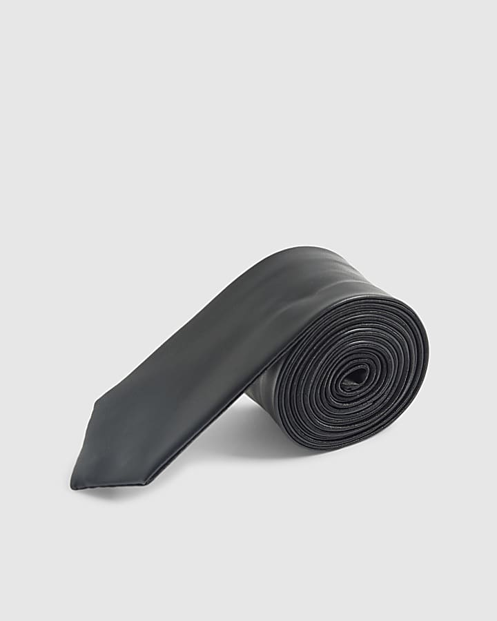 River Island Black Skinny Tie