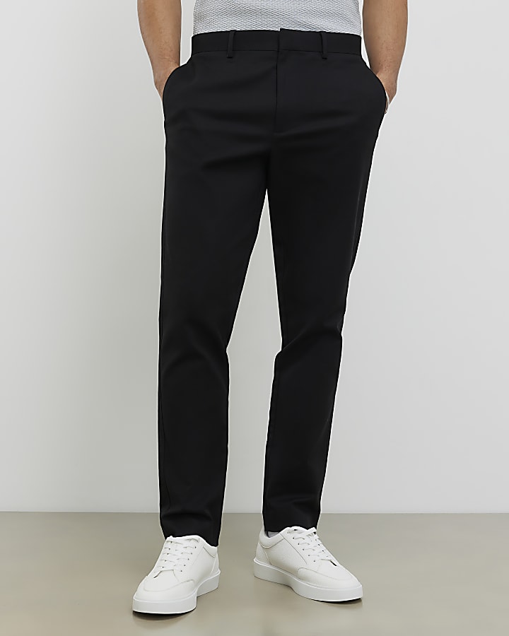 River Island Black Slim Fit Chinos