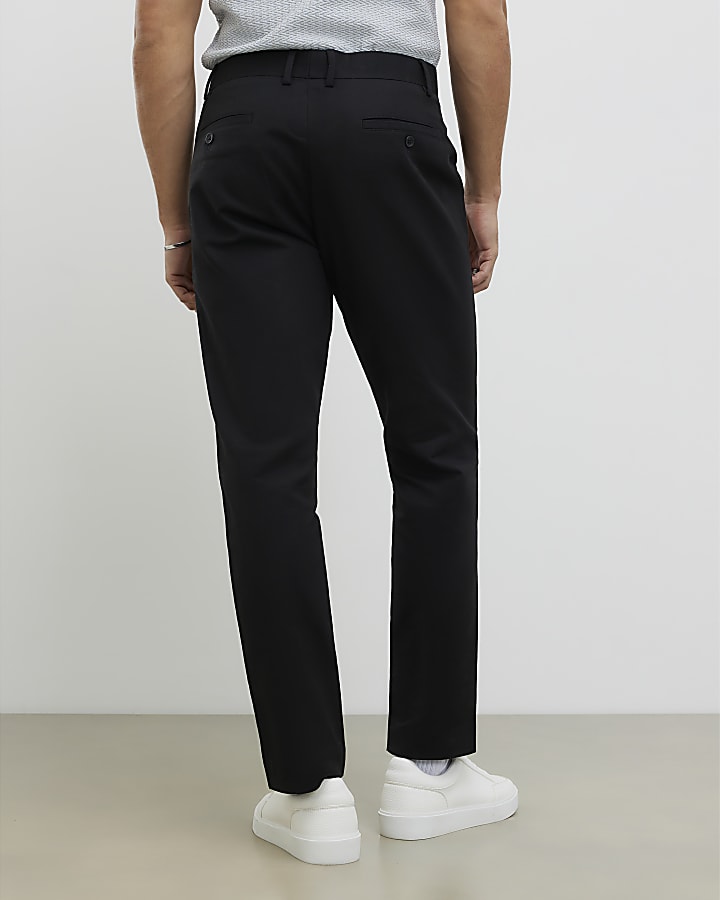 River Island Black Slim Fit Chinos