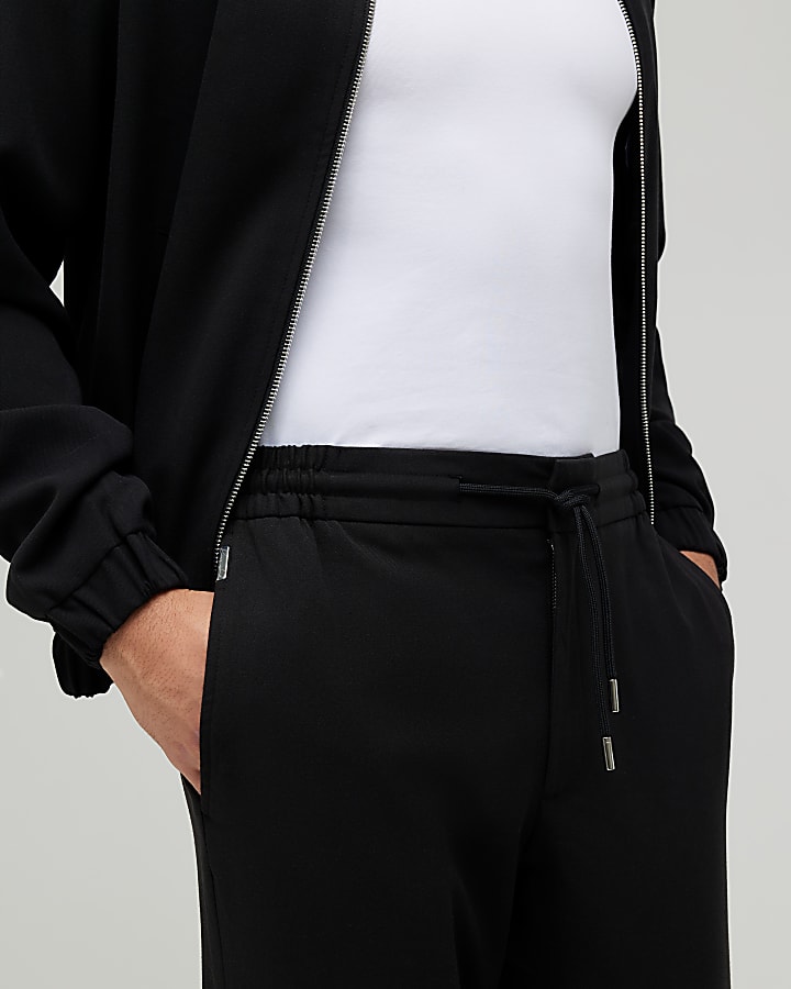 River Island Black Slim Fit Joggers