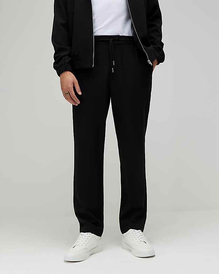 River Island Black Slim Fit Joggers