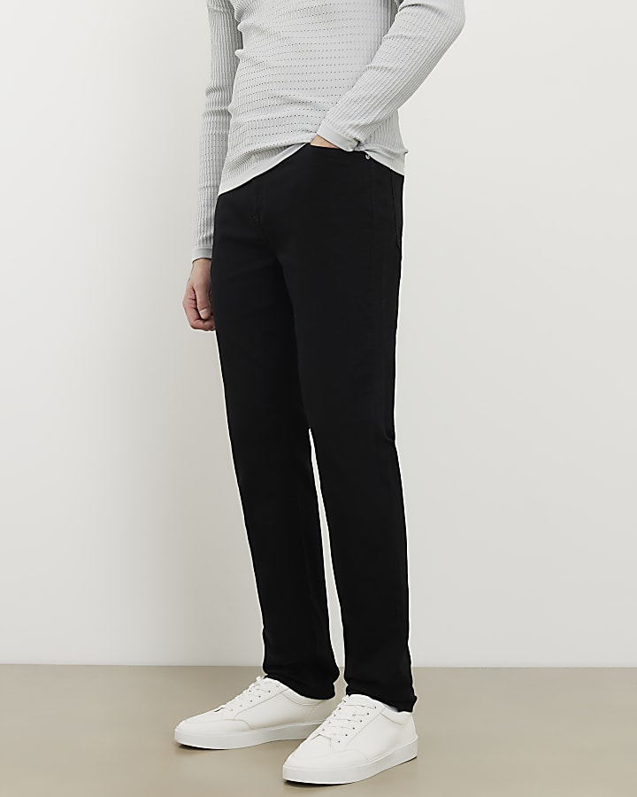 River Island Black Slim Fit MCMXII Jeans