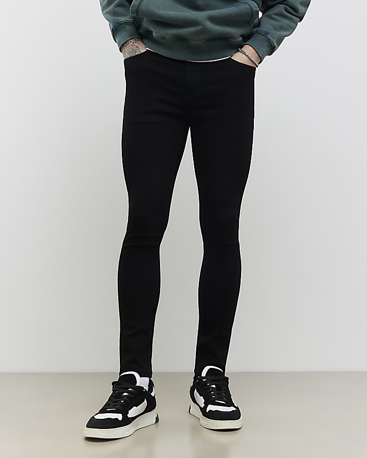 River Island Black Spray On Jeans