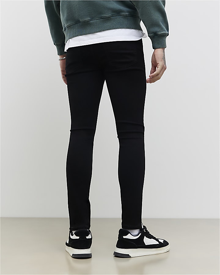 River Island Black Spray On Jeans