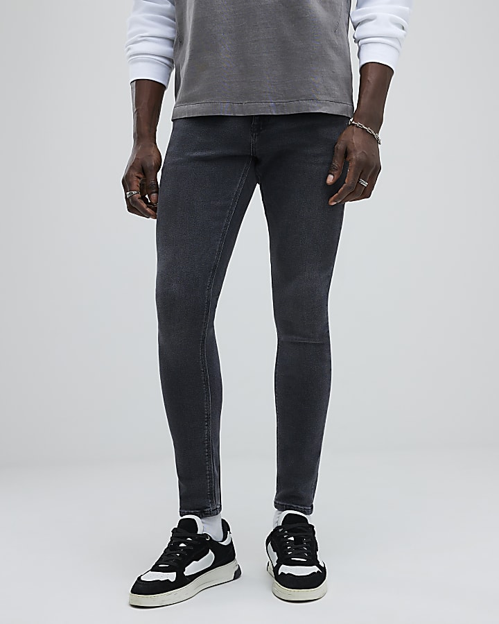 River Island Black Spray On Jeans