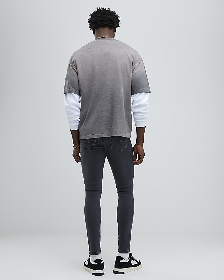 River Island Black Spray On Jeans