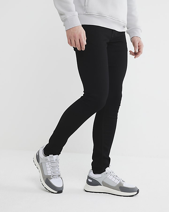 River Island Black Spray On Skinny Jeans