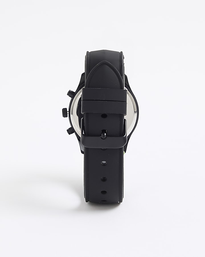 River Island Black Strap Watch
