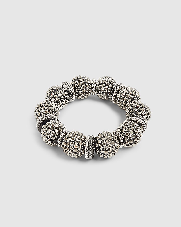 River Island Black Stretch Bracelet