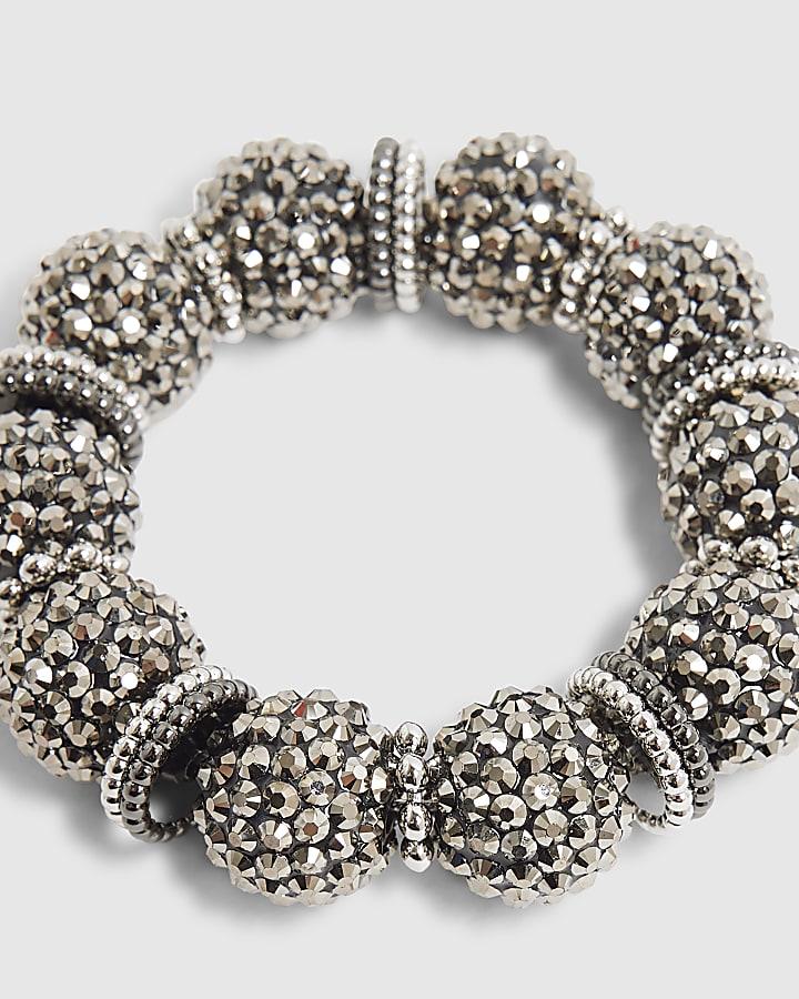 River Island Black Stretch Bracelet