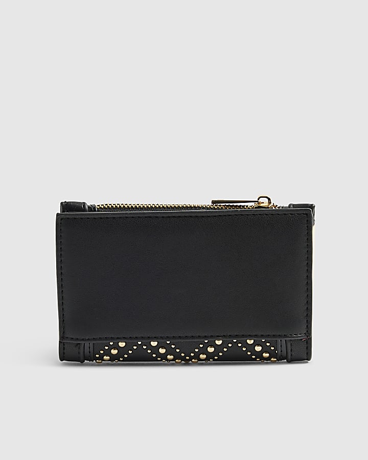 River Island Black Studded Mini Purse