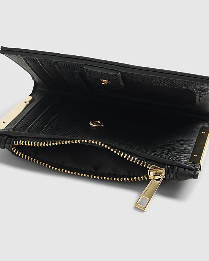 river island Black Studded Mini Purse