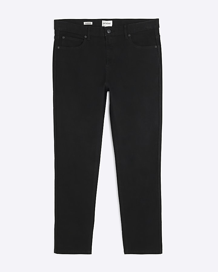 river island Black Tapered fit Jeans