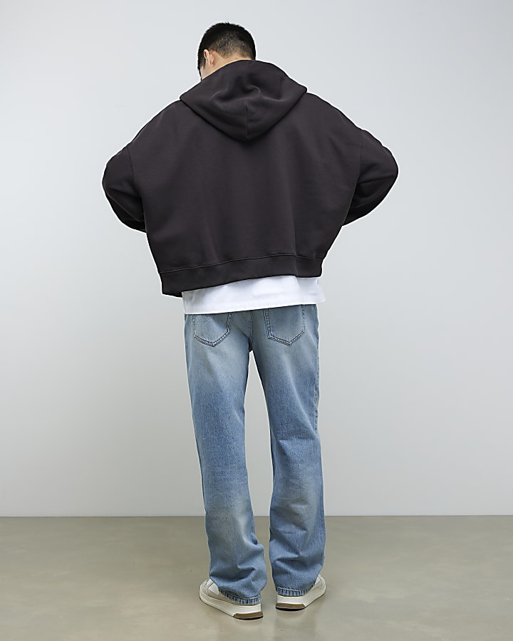 River Island Blue Loose Fit Jeans