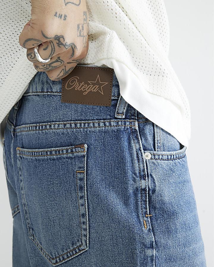 River Island Blue Loose Fit Jeans