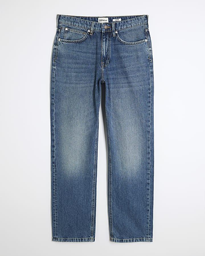river island Blue Loose Fit Jeans