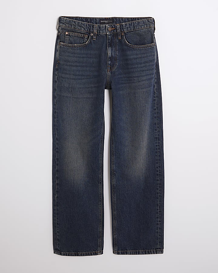 river island Blue Loose Fit Jeans