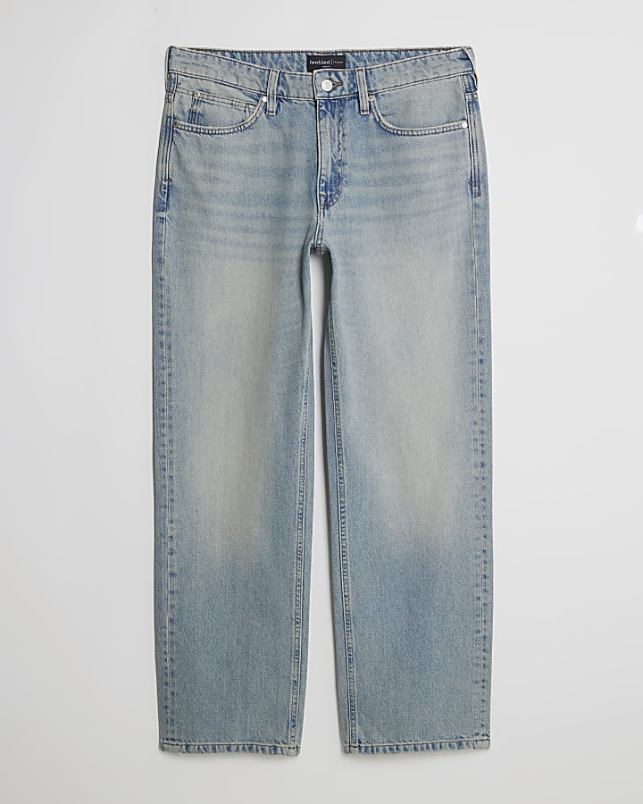 river island Blue Loose Fit Jeans