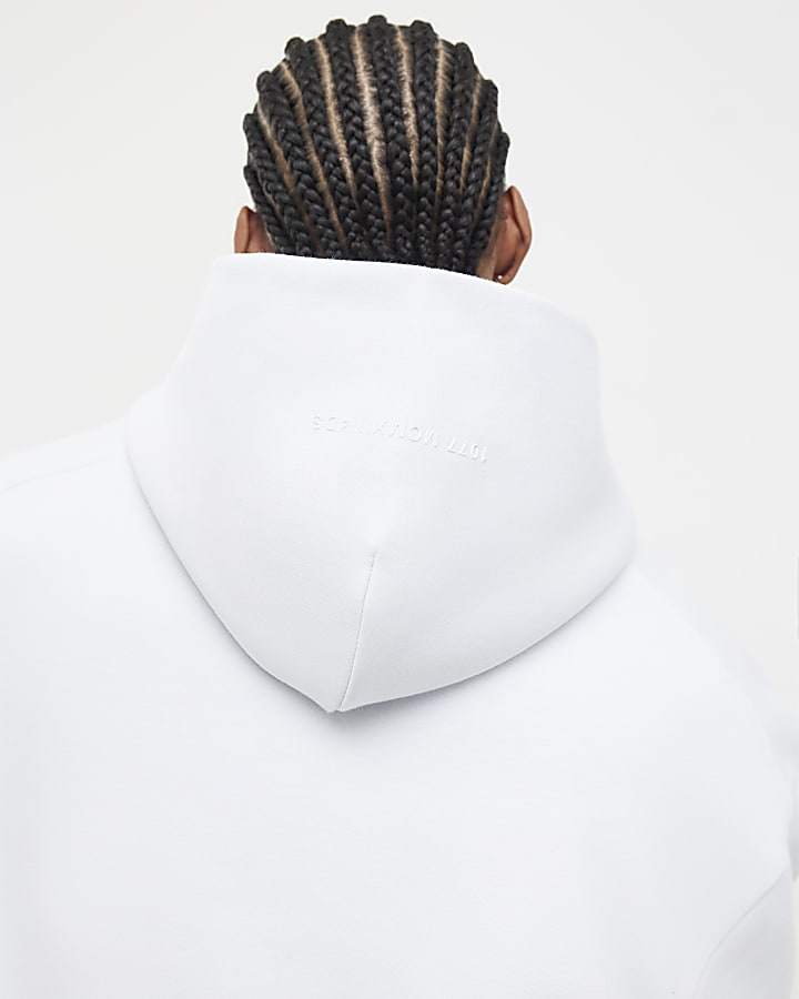 River Island Blue Oversized Fit Essentials Hoodie