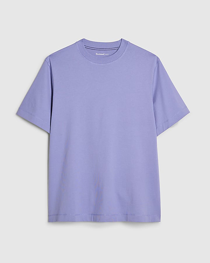 river island Blue Regular Fit T-Shirt