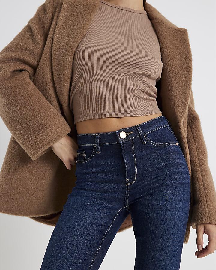 River Island Blue Sculpt Skinny Jeans