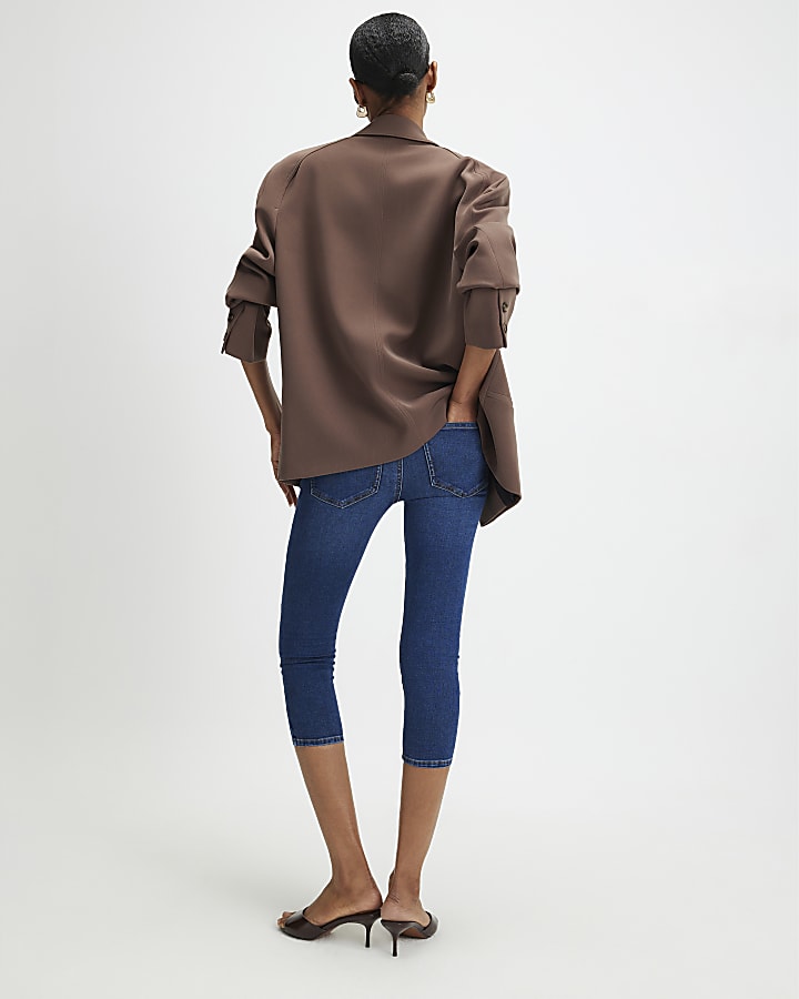 River Island Blue Skinny Fit Jeans