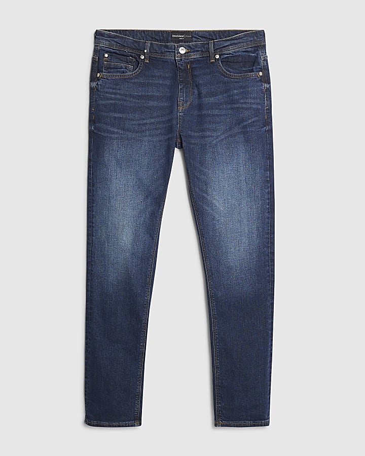 river island Blue Skinny Fit Jeans