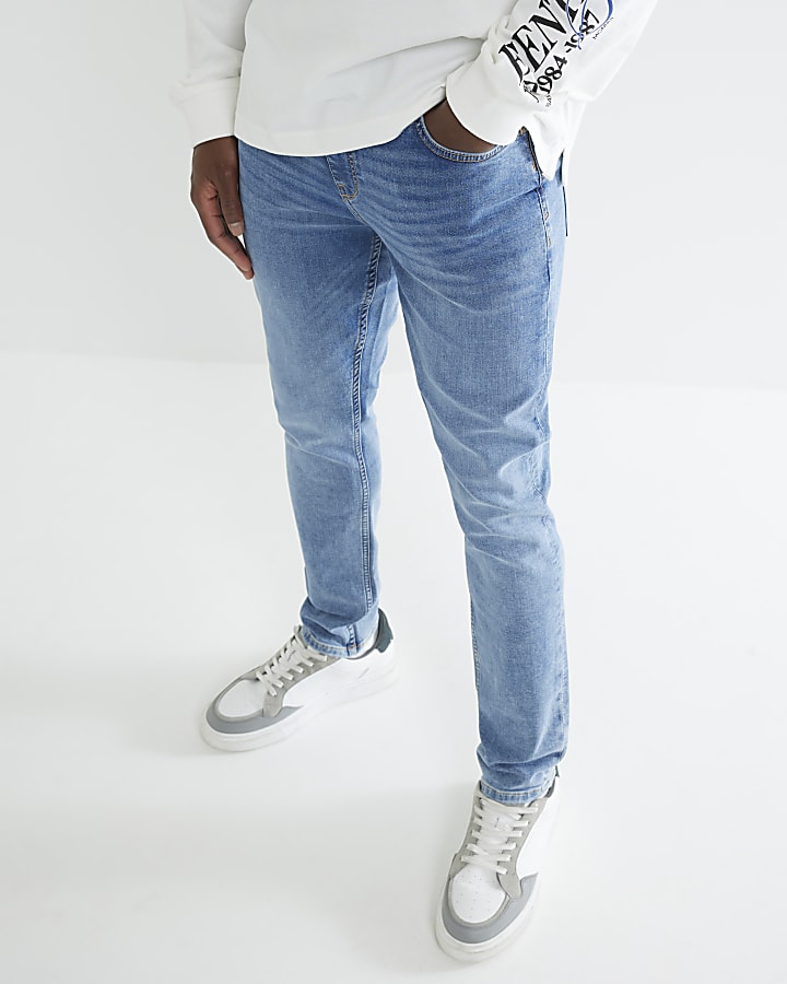 River Island Blue Skinny Fit Jeans