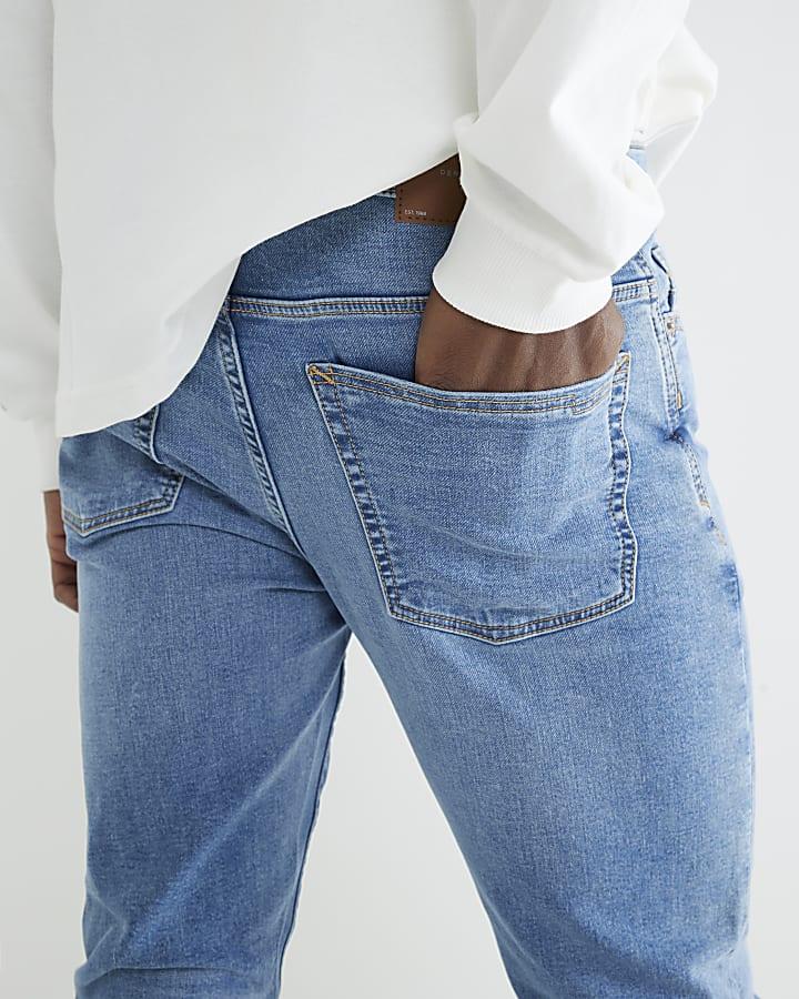 River Island Blue Skinny Fit Jeans