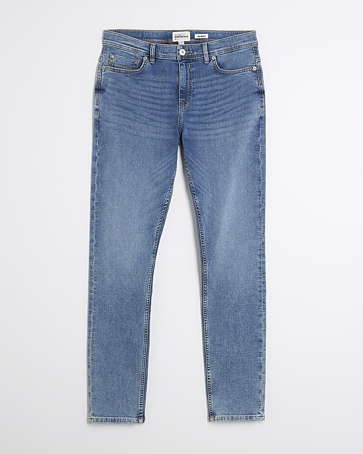 river island Blue Skinny Fit Jeans