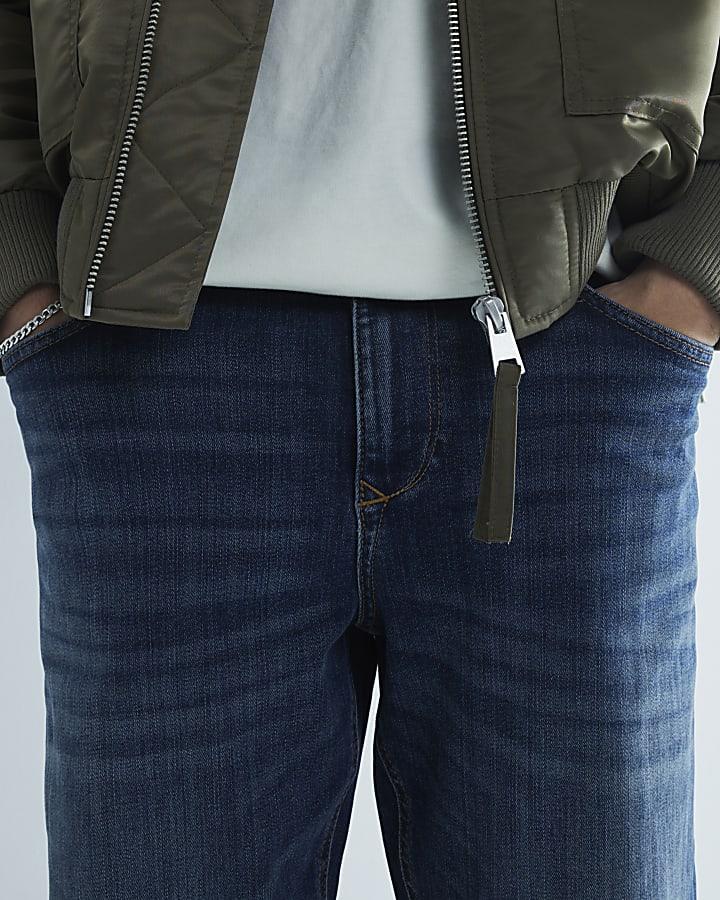 River Island Blue Slim Fit Jeans